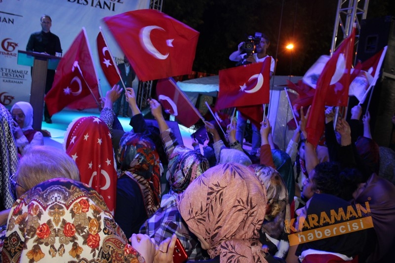 Karaman,15 Temmuz İçin Tek Yürek Oldu 86