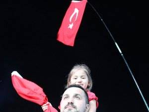 Karaman,15 Temmuz İçin Tek Yürek Oldu