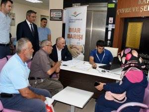 Vali Meral İmar Barışı Uygulamasını Yerinde Takip Etti