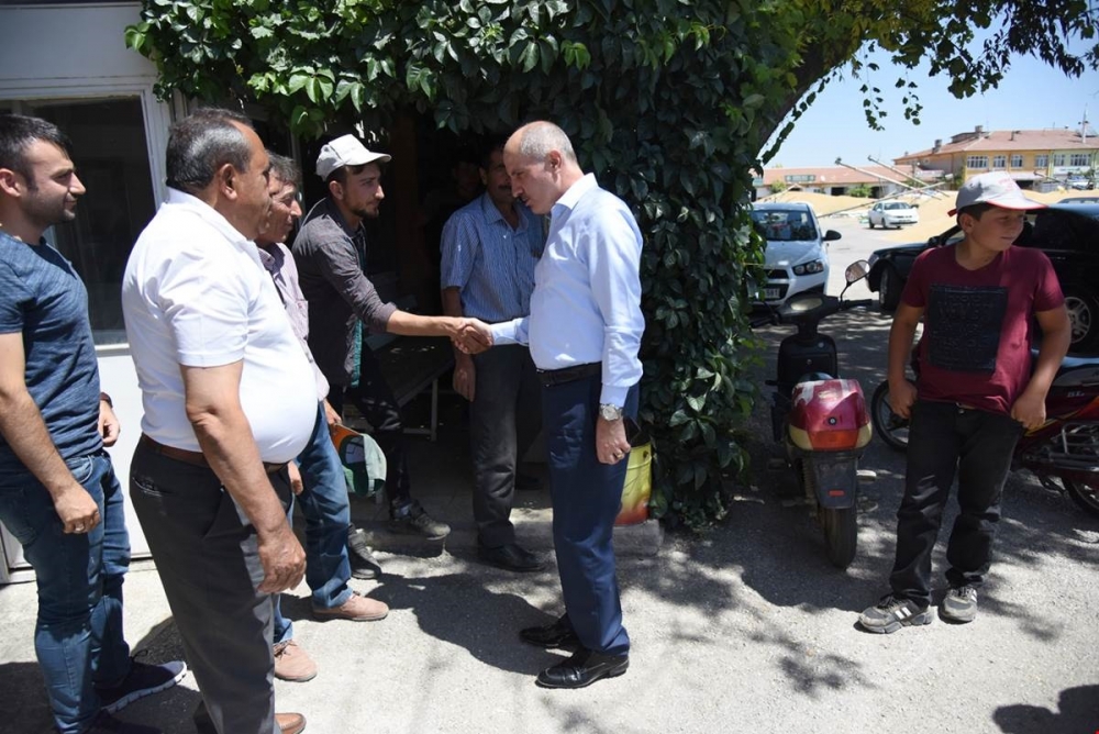 Vali Meral Ticaret Borsası Esnafını Ziyaret Etti 15