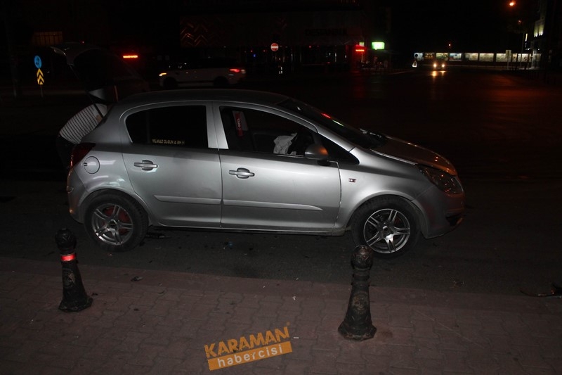 Konya'da Alkollü Sürücü Polise Çarptı 3