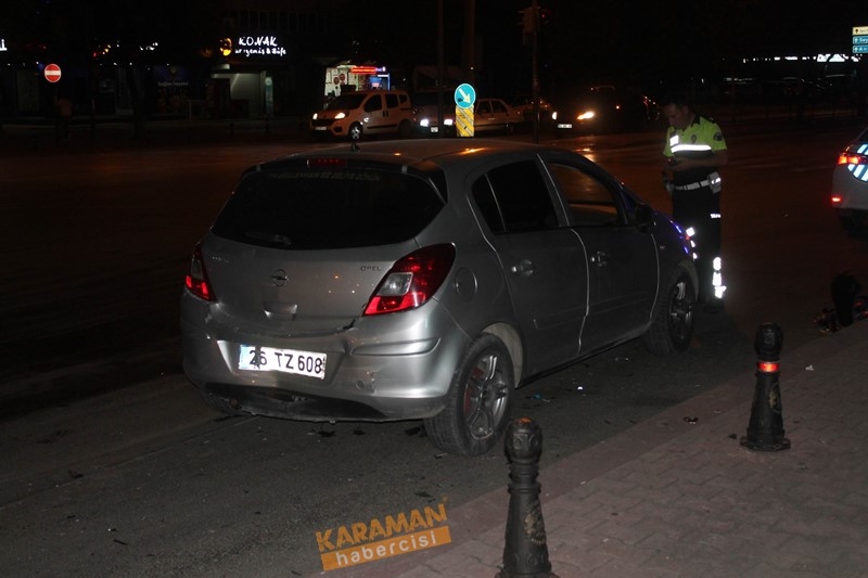 Konya'da Alkollü Sürücü Polise Çarptı 4