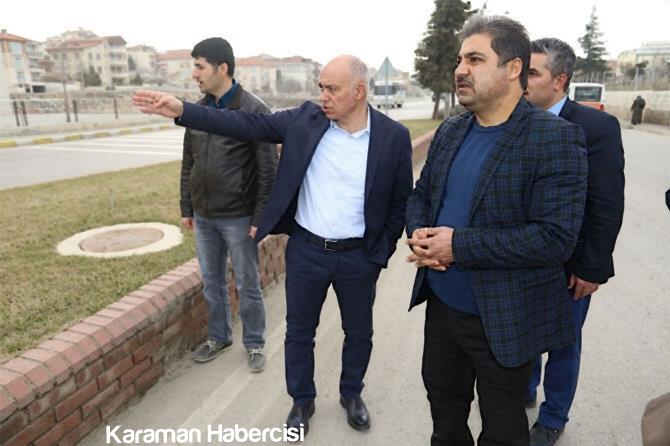 Karaman-Mut Girişi Peyzaj Çalışmaları Başladı 2