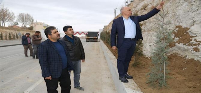 Karaman-Mut Girişi Peyzaj Çalışmaları Başladı 4