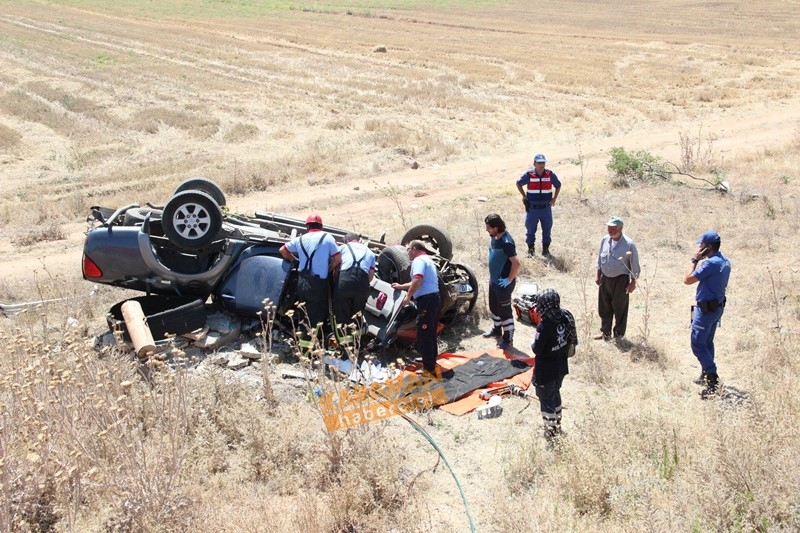 Karaman'da Tatil Dönüşü Kaza 1 Ölü 4