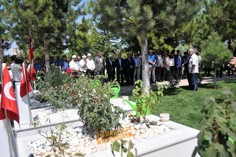 Karaman'da Kurban Bayramı Öncesinde Şehitlikler Ziyaret Edildi 12