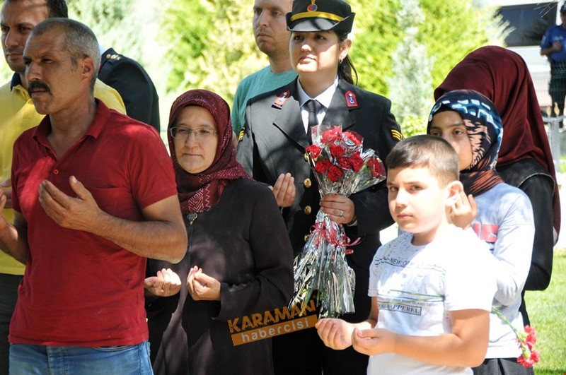 Karaman'da Kurban Bayramı Öncesinde Şehitlikler Ziyaret Edildi 2