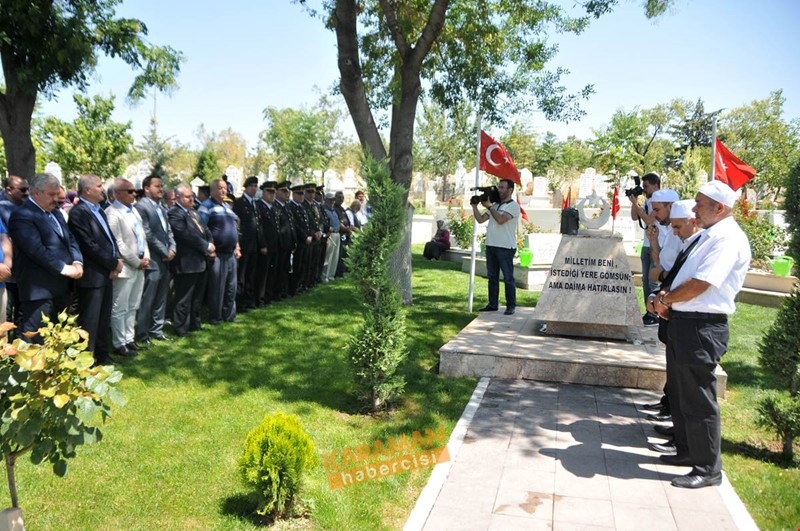 Karaman'da Kurban Bayramı Öncesinde Şehitlikler Ziyaret Edildi 4