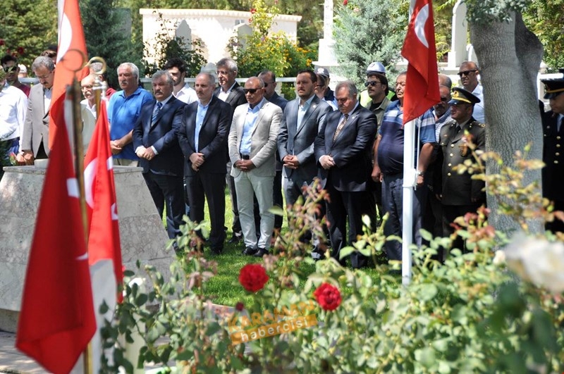 Karaman'da Kurban Bayramı Öncesinde Şehitlikler Ziyaret Edildi 5