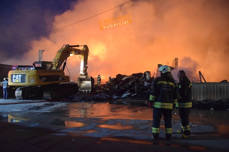 Konya Marangozcular Sanayi Sitesi Büyük Yangın - Marsan Yangın 11