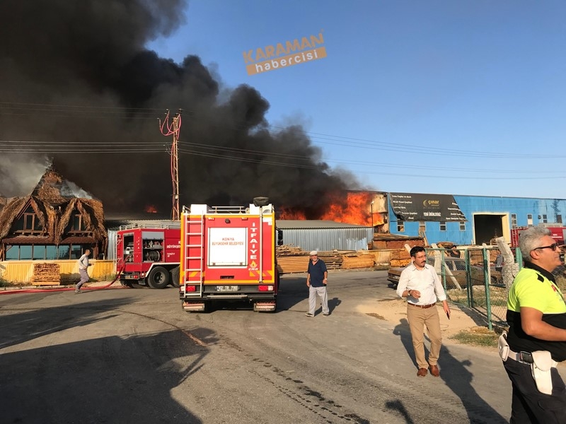 Konya Marangozcular Sanayi Sitesi Büyük Yangın - Marsan Yangın 14