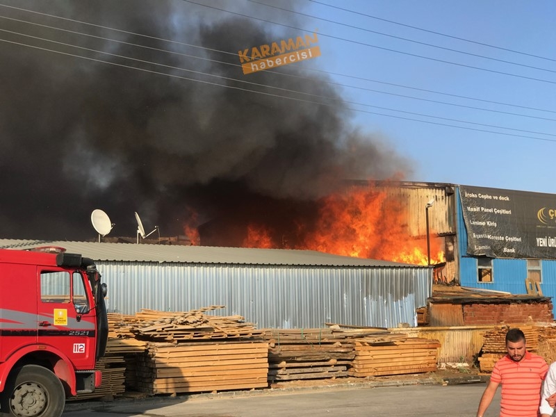 Konya Marangozcular Sanayi Sitesi Büyük Yangın - Marsan Yangın 15