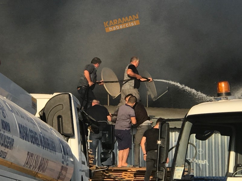 Konya Marangozcular Sanayi Sitesi Büyük Yangın - Marsan Yangın 18