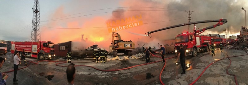 Konya Marangozcular Sanayi Sitesi Büyük Yangın - Marsan Yangın 25