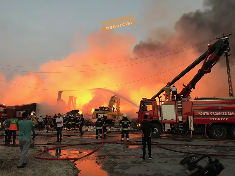 Konya Marangozcular Sanayi Sitesi Büyük Yangın - Marsan Yangın 26