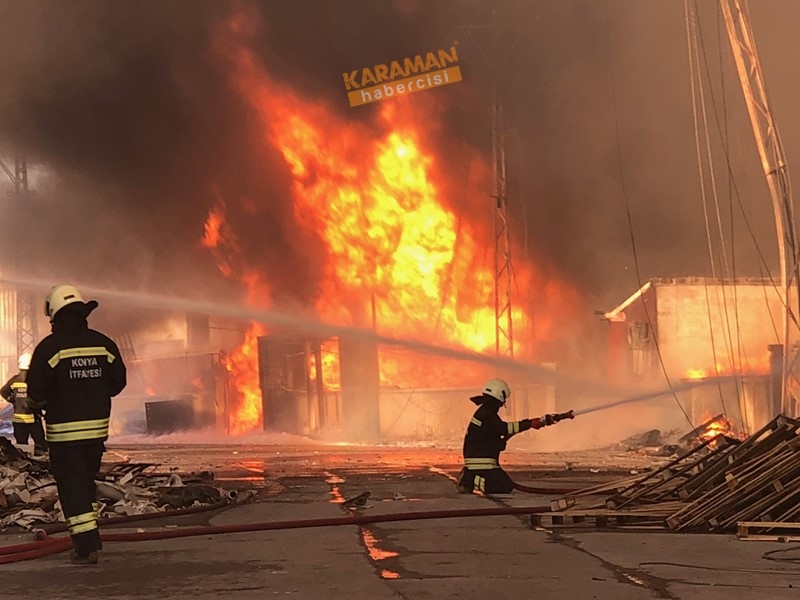 Konya Marangozcular Sanayi Sitesi Büyük Yangın - Marsan Yangın 29