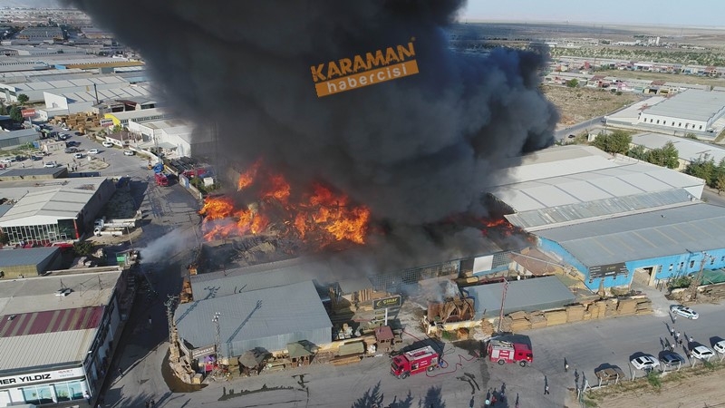 Konya Marangozcular Sanayi Sitesi Büyük Yangın - Marsan Yangın 3