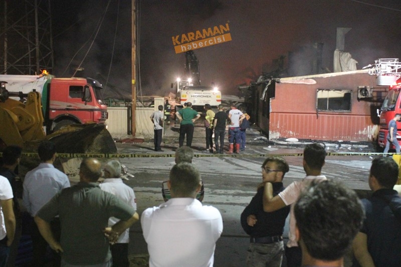 Konya Marangozcular Sanayi Sitesi Büyük Yangın - Marsan Yangın 34