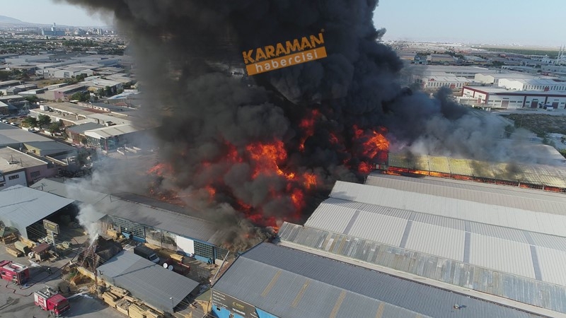 Konya Marangozcular Sanayi Sitesi Büyük Yangın - Marsan Yangın 6