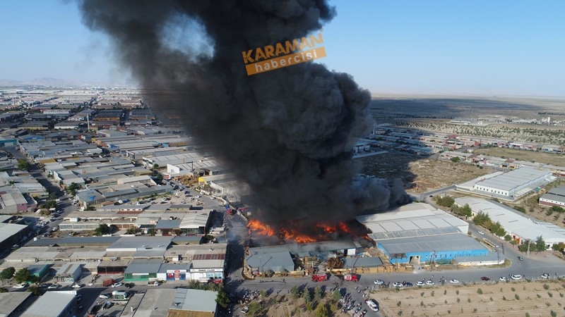 Konya Marangozcular Sanayi Sitesi Büyük Yangın - Marsan Yangın 8