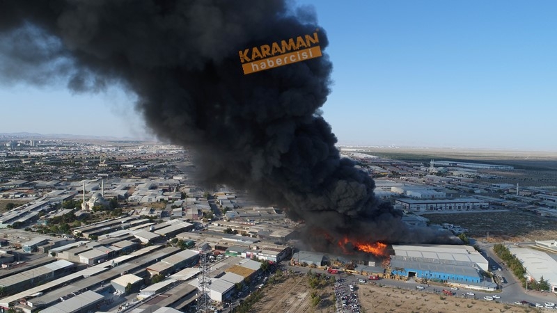 Konya Marangozcular Sanayi Sitesi Büyük Yangın - Marsan Yangın 9