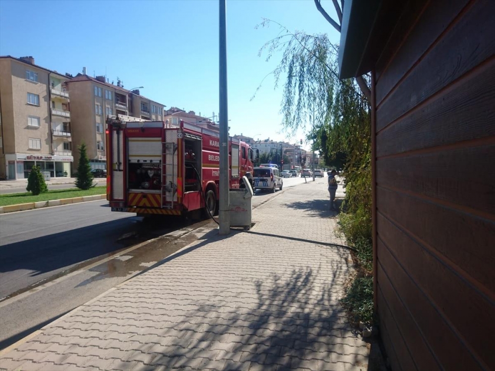 Karaman'da Ot Yangını 6