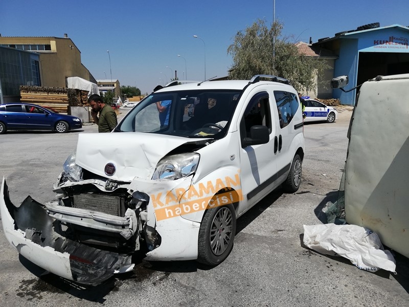 Yeni Sanayi Sitesinde Trafik Kazası 16