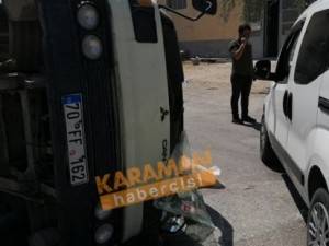 Yeni Sanayi Sitesinde Trafik Kazası