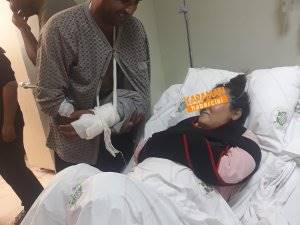 Genç anne, 8 aylık bebeği kucağında toprağa verildi