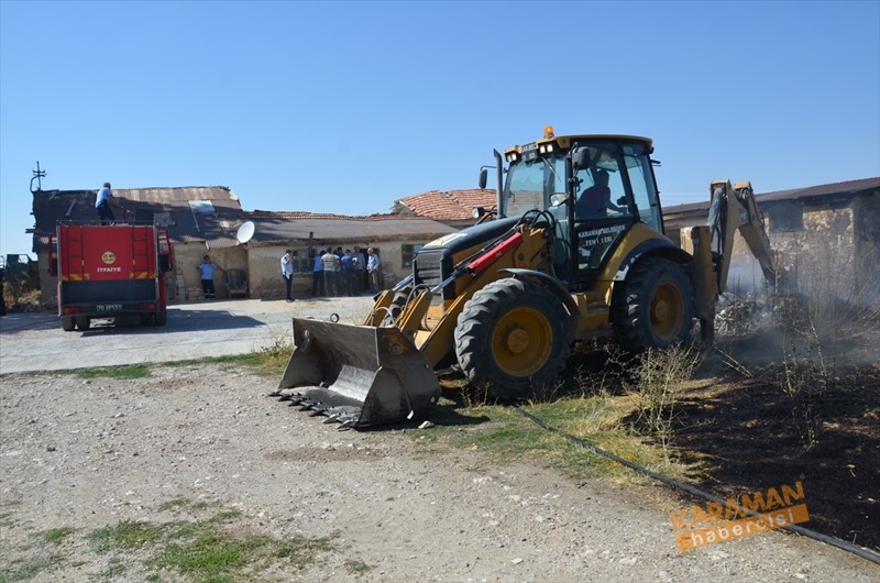 Karaman’da Korkutan Ot Yangınları 1