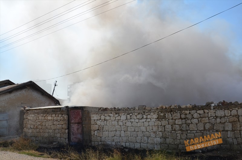 Karaman’da Korkutan Ot Yangınları 2