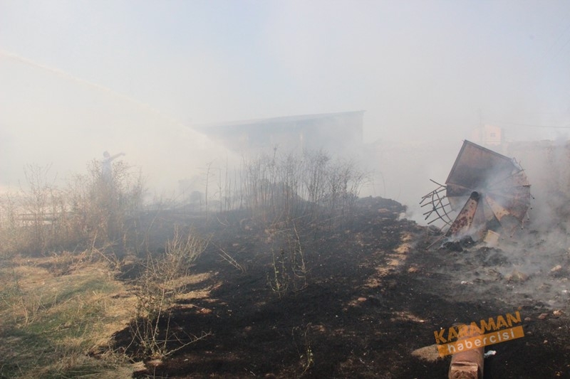 Karaman’da Korkutan Ot Yangınları 5