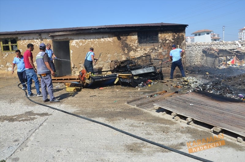 Karaman’da Korkutan Ot Yangınları 6