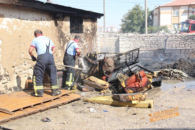 Karaman’da Korkutan Ot Yangınları 9