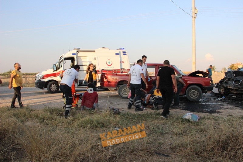 Karaman Kılbasan Yolunda Trafik Kazası 3