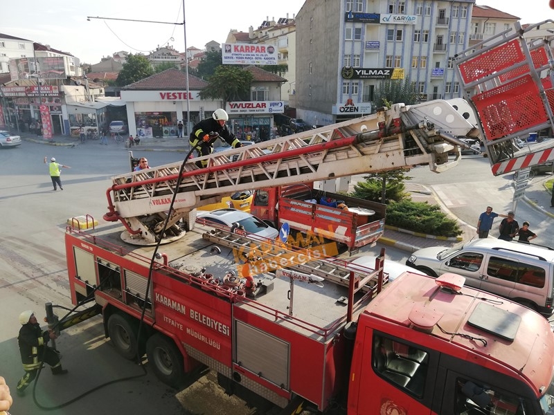 Karaman’da Bir Anda Yükselen Dumanlar Korkuttu 5