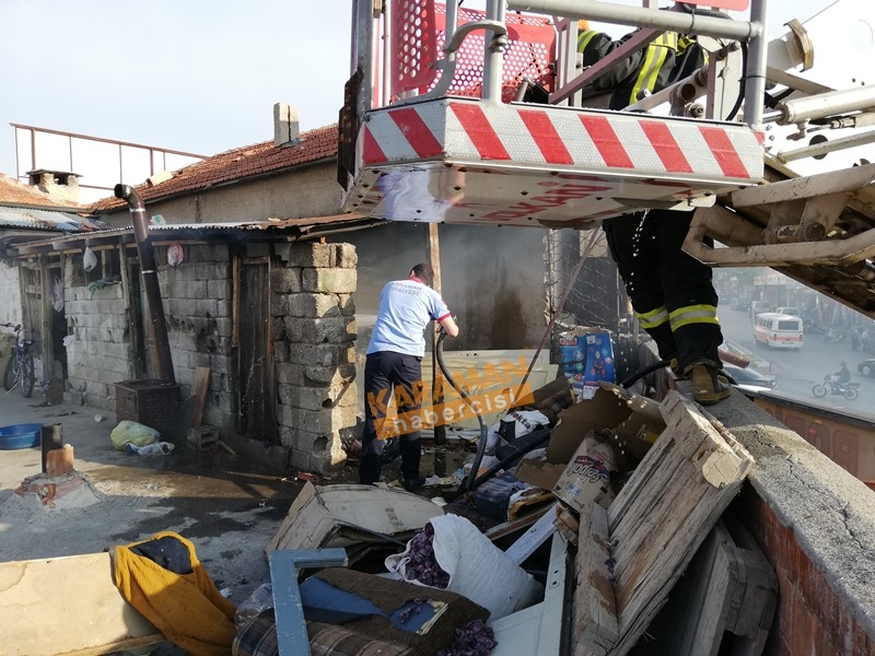 Karaman’da Bir Anda Yükselen Dumanlar Korkuttu 7