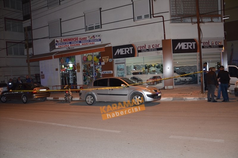 Karaman'da İşyerine Silahlı Saldırı 1