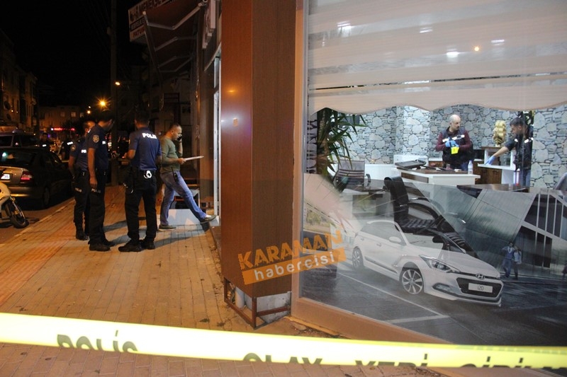 Karaman'da İşyerine Silahlı Saldırı 8