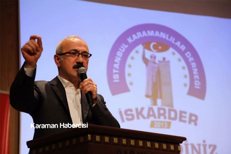 Bakan Elvan İstanbul’da Karamanlılarla Buluştu 1