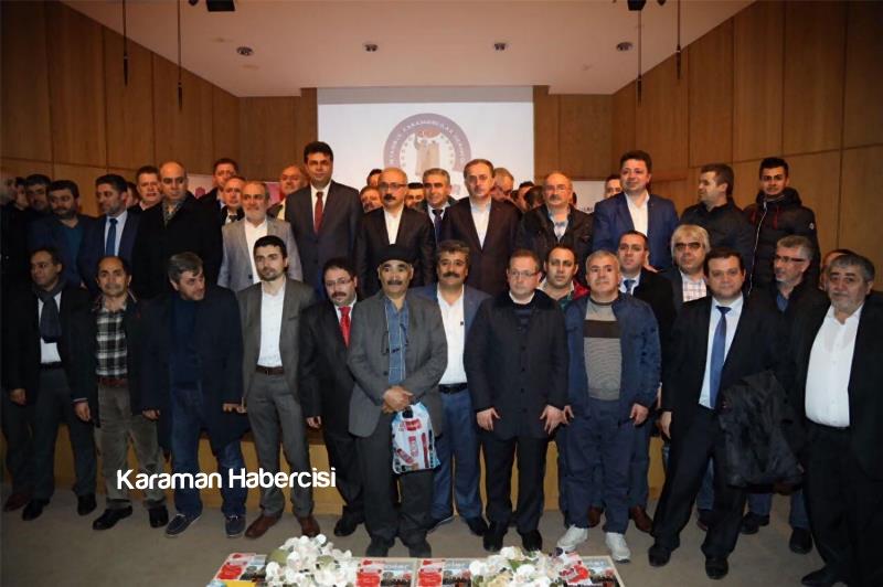 Bakan Elvan İstanbul’da Karamanlılarla Buluştu 3