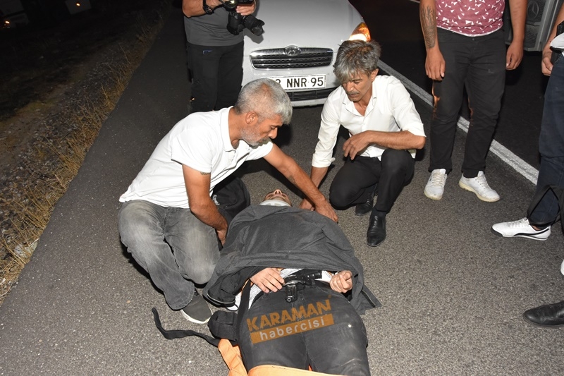 Aksaray Yolunda Otobüs Devrildi 14