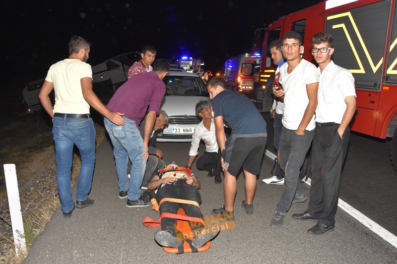 Aksaray Yolunda Otobüs Devrildi 15