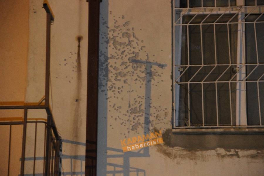 Karaman'da Apartmana Silahlı Saldırı 1