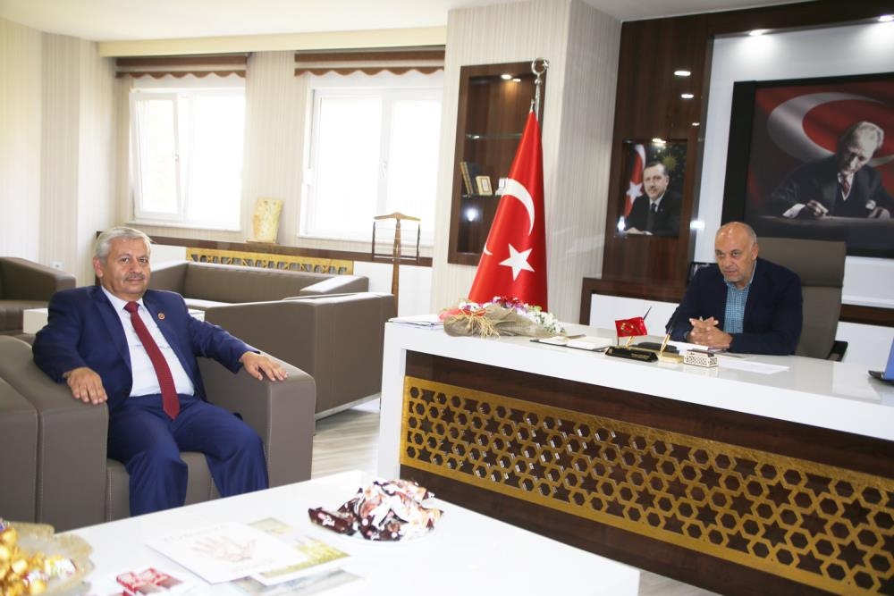 Başkan Çalışkan'a Muhtarlardan Ziyaret 4