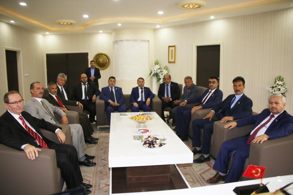 Başkan Çalışkan'a Muhtarlardan Ziyaret 5