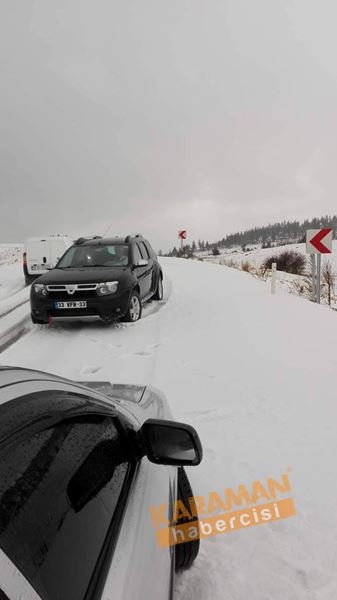 Toroslarda Kar Manzarasında Dolu Yağışı 4