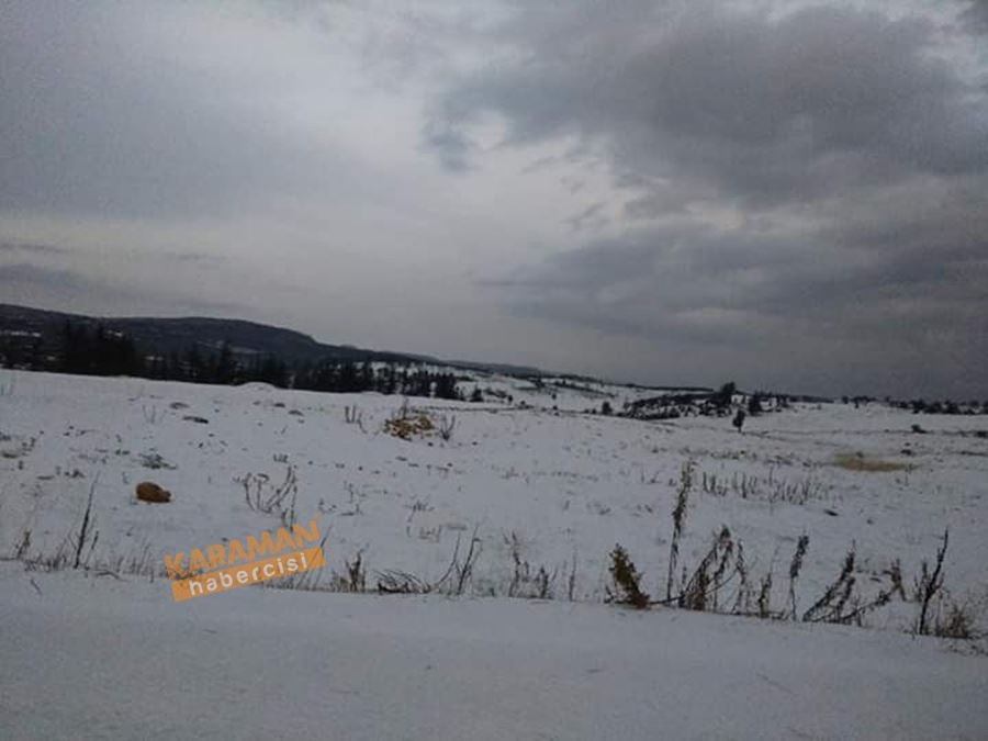 Toroslarda Kar Manzarasında Dolu Yağışı 5