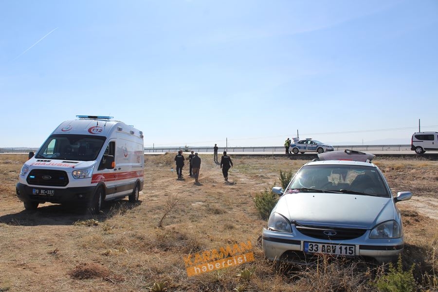 Karaman'a Hastaneye Gelirken Kaza Geçirdiler 5