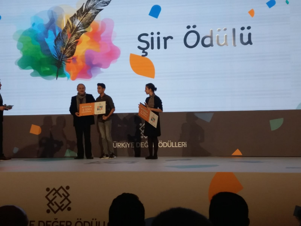 7.Türkiye Değer Ödülleri, Lise Kategorisinde Türkiye Birincisi. 7